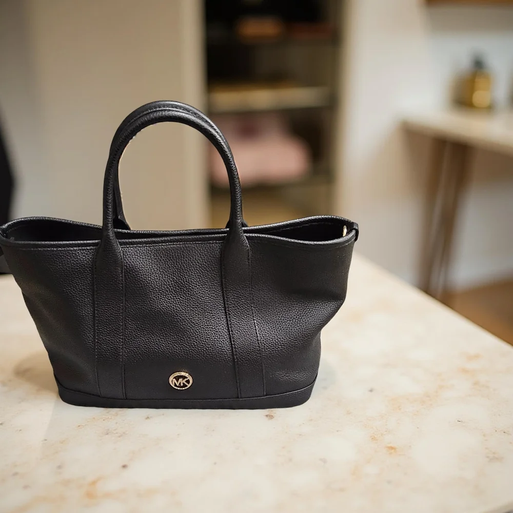 1Black Luisa Michael Kors Leather Satchel